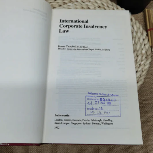 International Corporate Insolvency Law - Dennis Campbell รูปที่ 5
