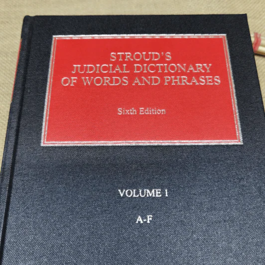 Stroud's Judicial Dictionary of Words and Phrases Volume 1-3 รูปที่ 13