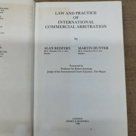 Law and Practice of International Commercial Arvitration รูปที่ 7