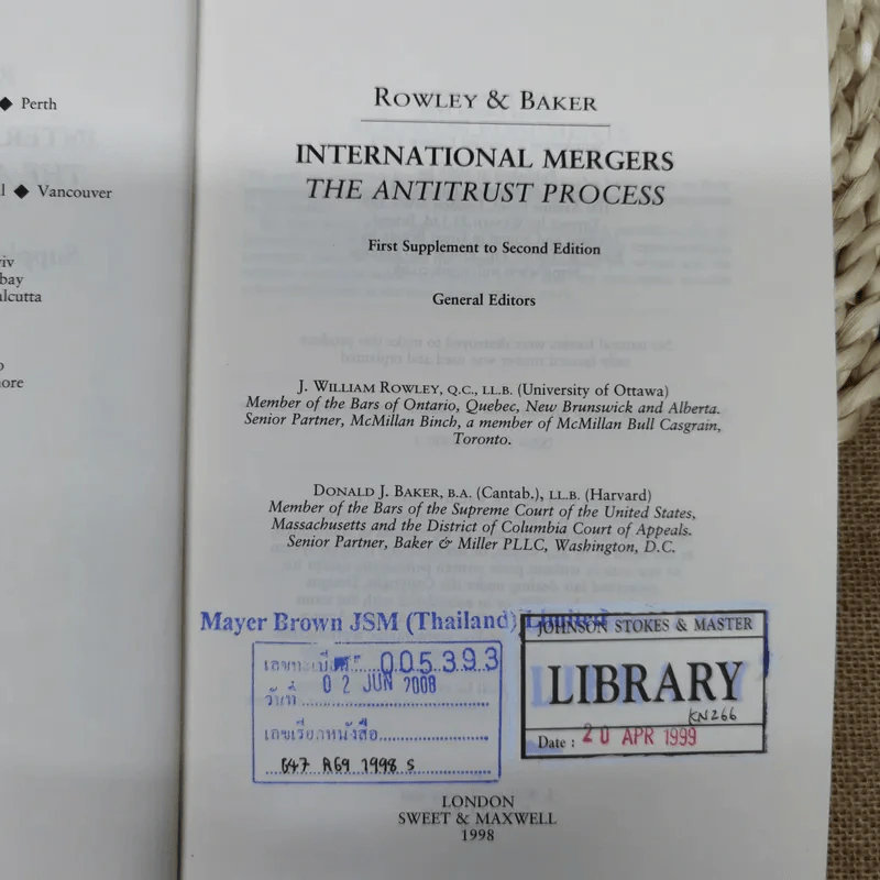 International Mergers The Antitrust Process - Rowley & Baker รูปที่ 8