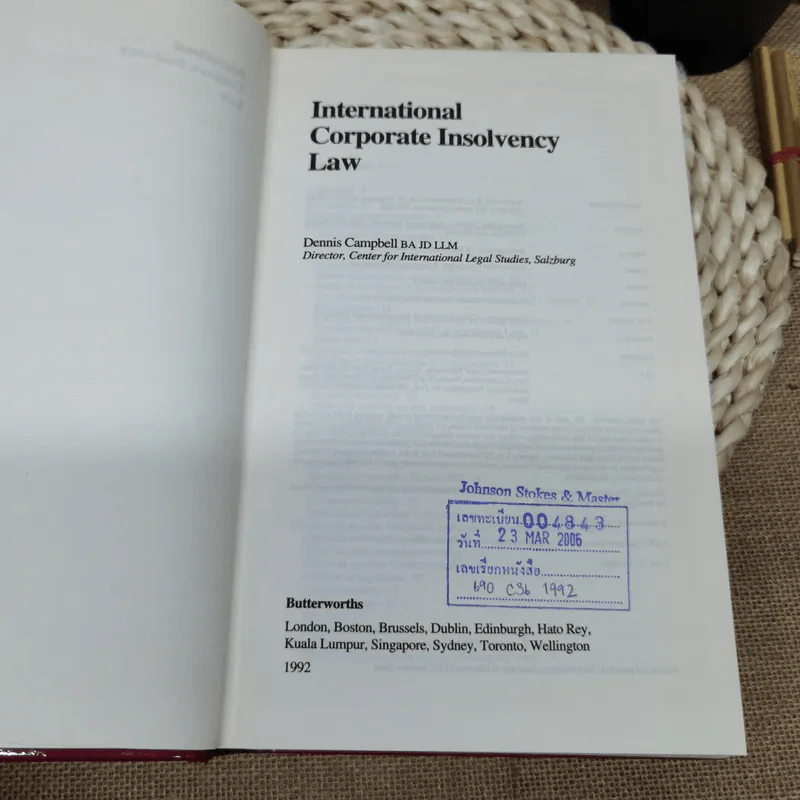 International Corporate Insolvency Law - Dennis Campbell รูปที่ 5