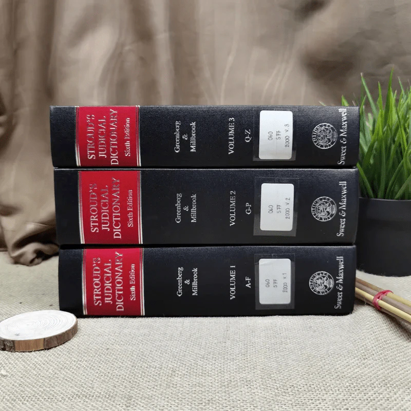 Stroud's Judicial Dictionary of Words and Phrases Volume 1-3 รูปที่ 3