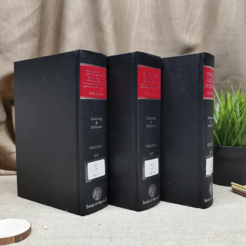 Stroud's Judicial Dictionary of Words and Phrases Volume 1-3 รูปที่ 2