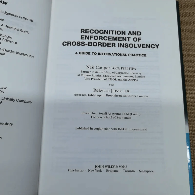 Recognition and Enforcement of Cross-Border Insolvency รูปที่ 4