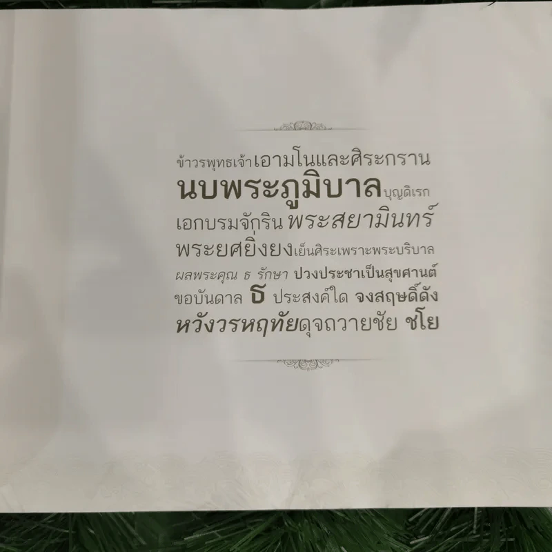 สมุดภาพสรรเสริญพระบารมี เอกบรมจักริน พระสยามินทร์ พระยศยิ่งยง รูปที่ 6