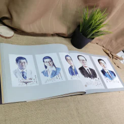นิทรรศการภาพเหมือน (สีน้ำ) - เผิง เส้า กวง รูปที่ 9