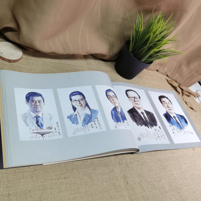 นิทรรศการภาพเหมือน (สีน้ำ) - เผิง เส้า กวง รูปที่ 9