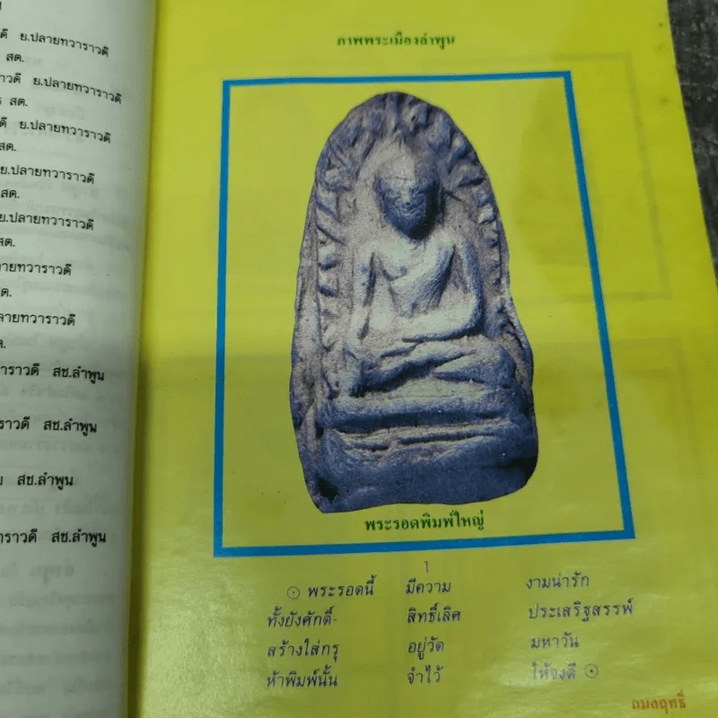 กรุพระพุทธันดร รวบรวมพระกรุยอดเมืองพิมพ์ต่างๆเกือบ 200 พิมพ์ ภาพสีพร้อมคำบรรยาย รูปที่ 11
