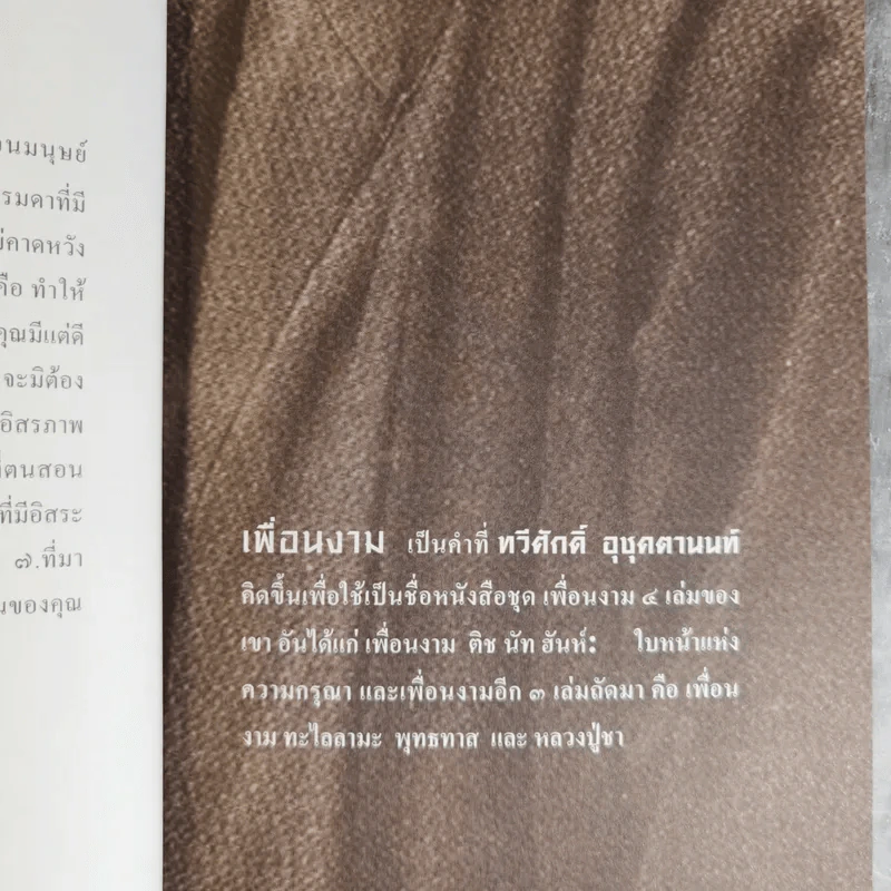 เพื่อนงาม I ติช นัท ฮันห์ - ทวีศักดิ์ อุชุคตานนท์ (ผู้แต่งเพลงดั่งดอกไม้บาน) รูปที่ 9