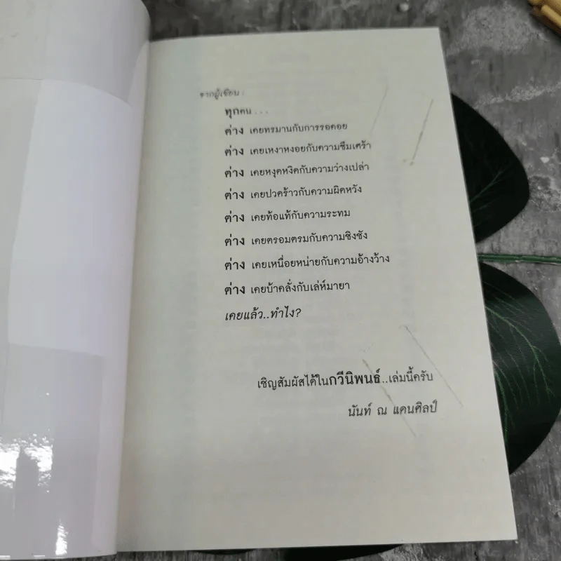 บอกน้ำตาให้หยุดไหล บอกหัวใจให้หยุดร้อง - นันท์ ณ แดนศิลป์ รูปที่ 4