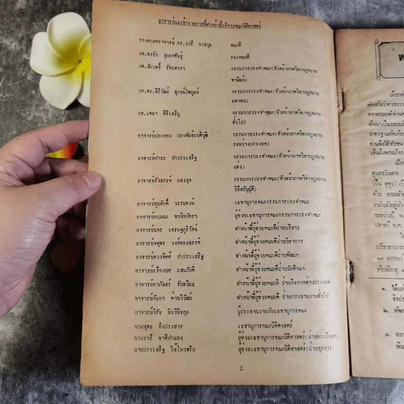 สูจิบัตรวันรพี คณะนิติศาสตร์ มหาวิทยาลัยรามคำแหง รูปที่ 5