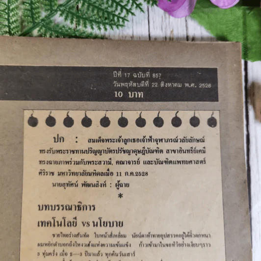 นิตยสารฟ้าเมืองไทย ขายรวม 7 เล่ม รูปที่ 26