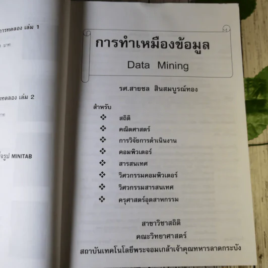 การทำเหมืองข้อมูล Data Mining เล่ม 1-2 รูปที่ 7