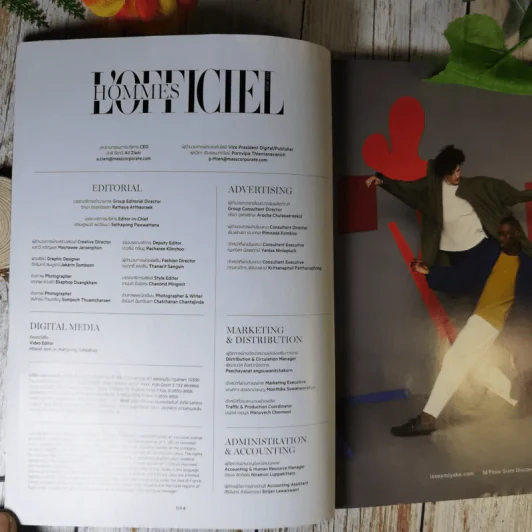 L'OFFICIEL HOMMES August 2018 เป๊ก ผลิตโชค รูปที่ 8