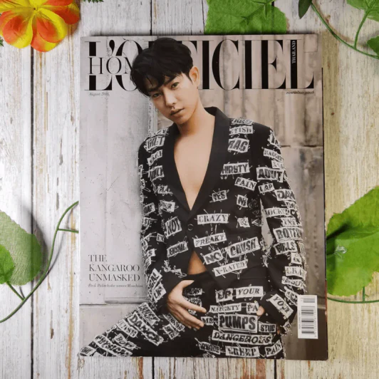 L'OFFICIEL HOMMES August 2018 เป๊ก ผลิตโชค รูปที่ 1