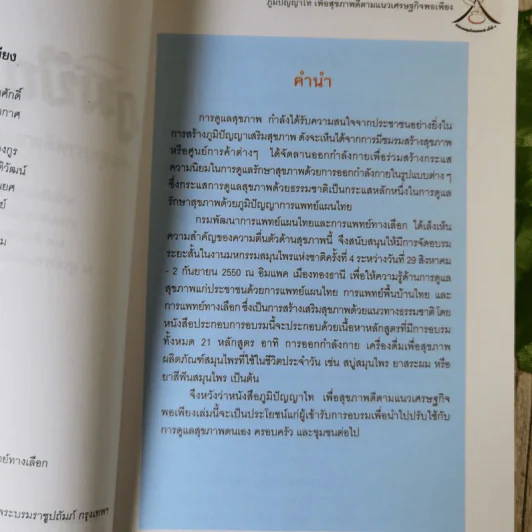 ภูมิปัญญาไท เพื่อสุขภาพดีตามแนวเศรษฐกิจพอเพียง หนังสือประกอบการอบรมระยะสั้น งานมหกรรมสมุนไพรแห่งชาติครั้งที่ 4 รูปที่ 8