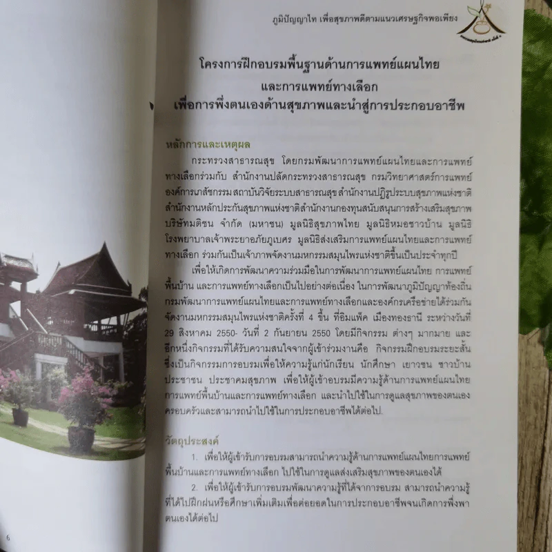 ภูมิปัญญาไท เพื่อสุขภาพดีตามแนวเศรษฐกิจพอเพียง หนังสือประกอบการอบรมระยะสั้น งานมหกรรมสมุนไพรแห่งชาติครั้งที่ 4 รูปที่ 10