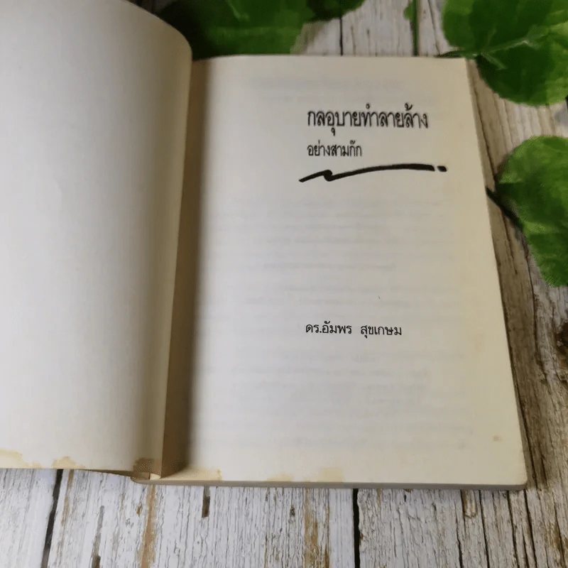 กลอุบายทำลายล้างอย่างสามก๊ก - ดร.อัมพร สุขเกษม รูปที่ 4