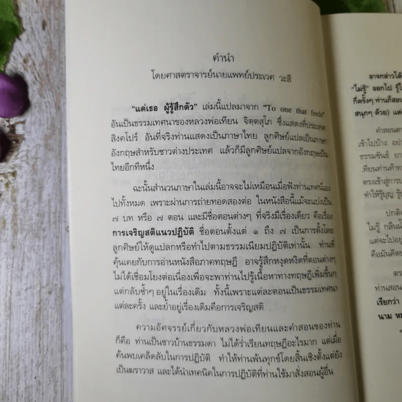 แด่เธอผู้รู้สึกตัว - หลวงพ่อเทียน จิตฺตสุโภ รูปที่ 10