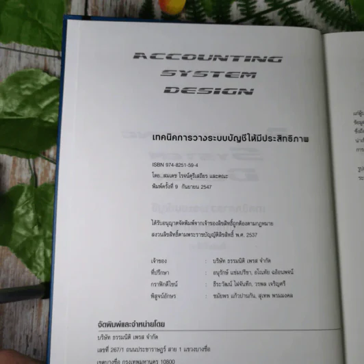 Accounting System Design เทคนิคการวางระบบบัญชีให้มีประสิทธิภาพ รูปที่ 9