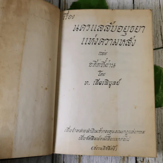 นครแลลับอยุธยาแห่งความหลังและอดีตที่ผ่าน - ท.เลียงพิบูลย์ รูปที่ 8