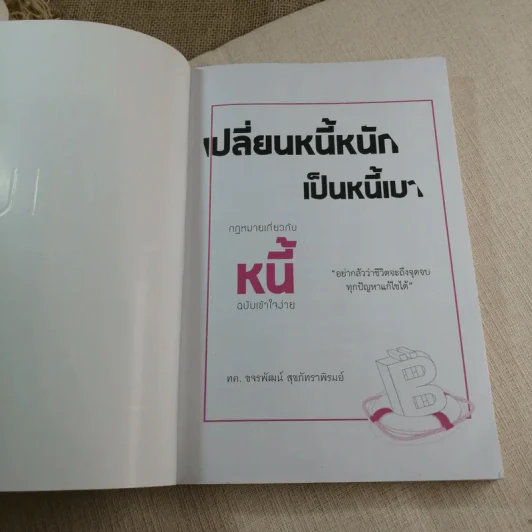 เปลี่ยนหนี้หนักเป็นหนี้เบา กฎหมายเกี่ยวกับหนี้ฉบับเข้าใจง่าย - ขจรพัฒน์ สุขภัทราพิรมย์ รูปที่ 4