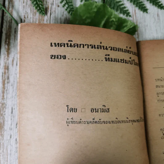 เทคนิคการเล่นวอลเลย์บอลทีมแชมป์โลก - อนามิส รูปที่ 6