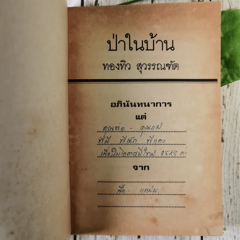 ป่าในบ้าน - ทองทิว สุวรรณทัต รูปที่ 7