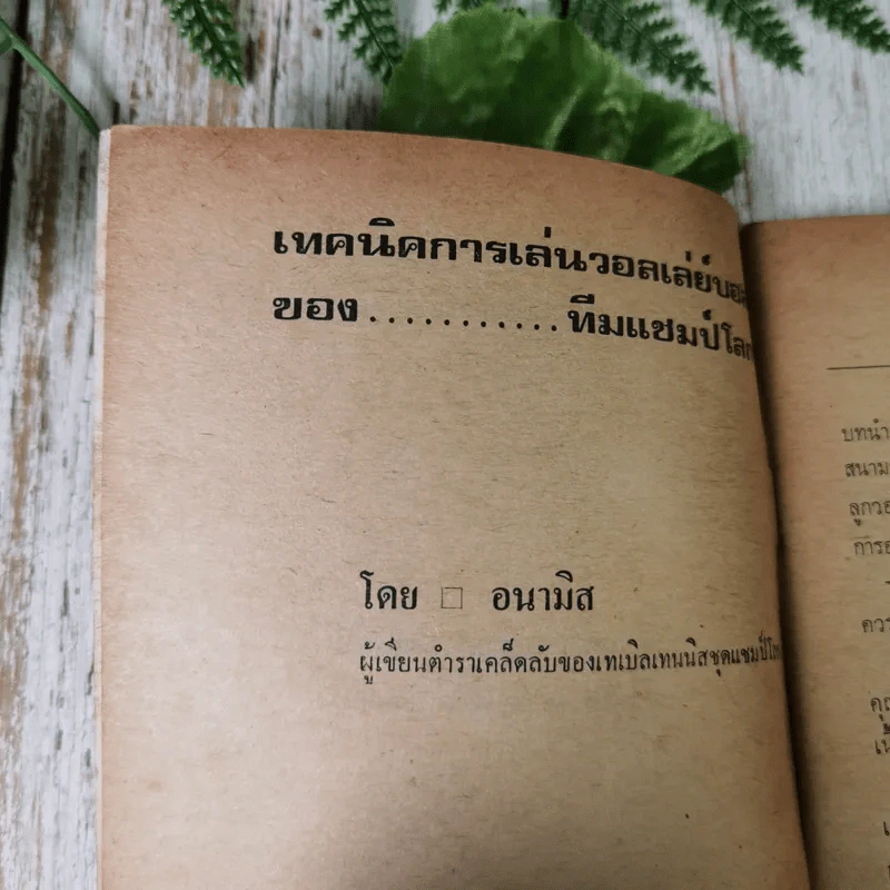 เทคนิคการเล่นวอลเลย์บอลทีมแชมป์โลก - อนามิส รูปที่ 6