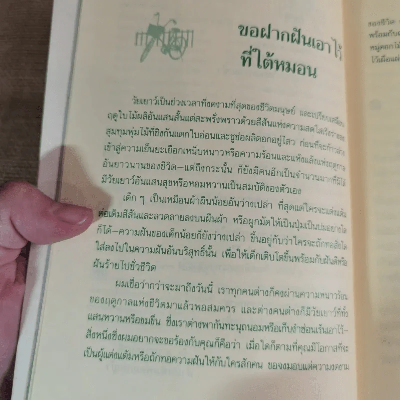 ขอหมอนใบนั้นที่เธอฝันยามหนุน - ประภัสสร เสวิกุล รูปที่ 7