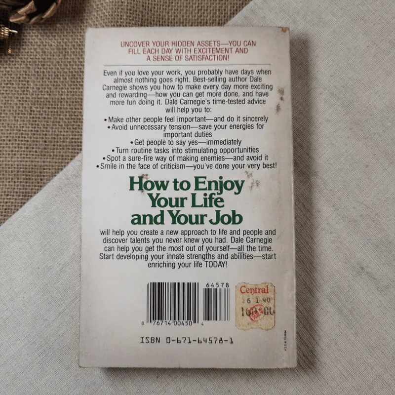 How to Enjoy Your Life and Your Job - Dale Carngie รูปที่ 2