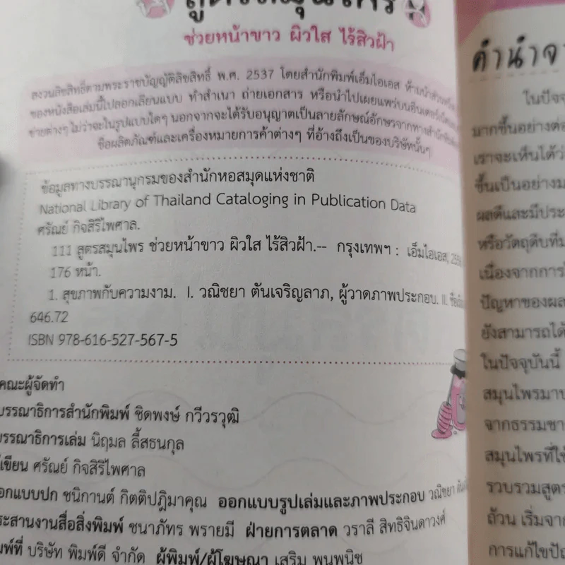 111 สูตรสมุนไพรช่วยหน้าขาว ผิวใส ไร้สิวฝ้า - ศรัณย์ กิจสิริไพศาล รูปที่ 7
