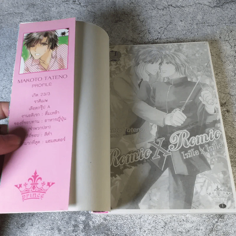Romio X Romio โรมิโอ X โรมิโอ 2 เล่มจบ รูปที่ 7