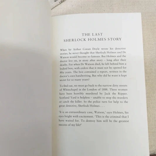 The Last Sherlock Holmes Story - Michael Dibdin รูปที่ 7