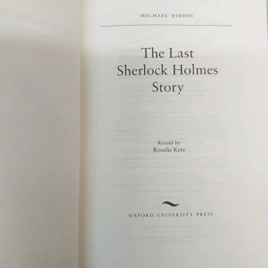The Last Sherlock Holmes Story - Michael Dibdin รูปที่ 9