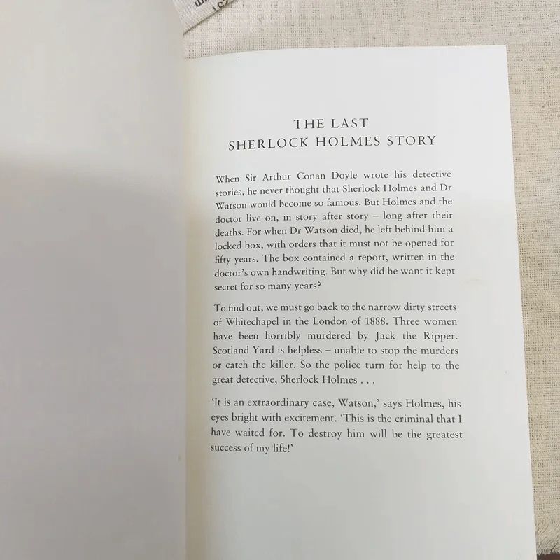 The Last Sherlock Holmes Story - Michael Dibdin รูปที่ 7