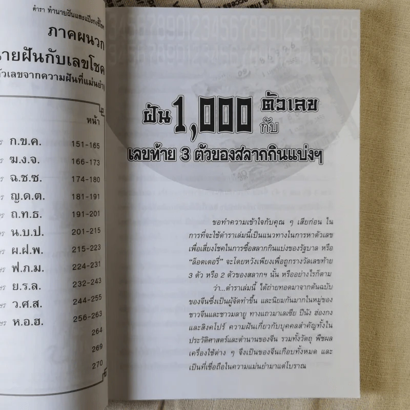 ตำราทำนายฝันและแป๊ะกงชี้โชค สูตรโบราณ 1,000 ตัวเลข รูปที่ 8