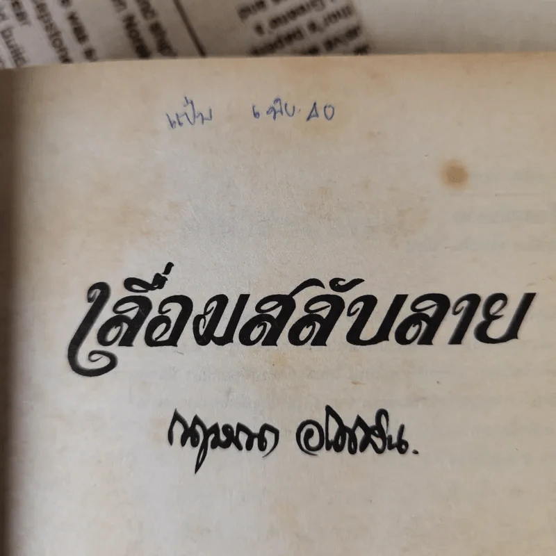 เลื่อมสลับลาย - กฤษณา อโศกสิน รูปที่ 8
