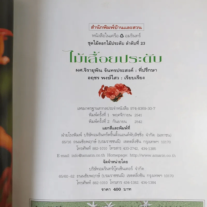 ไม้เลื้อยประดับ - ผศ.จิรายุพิน จันทรประสงค์, อฤชร พงษ์ไสว รูปที่ 9