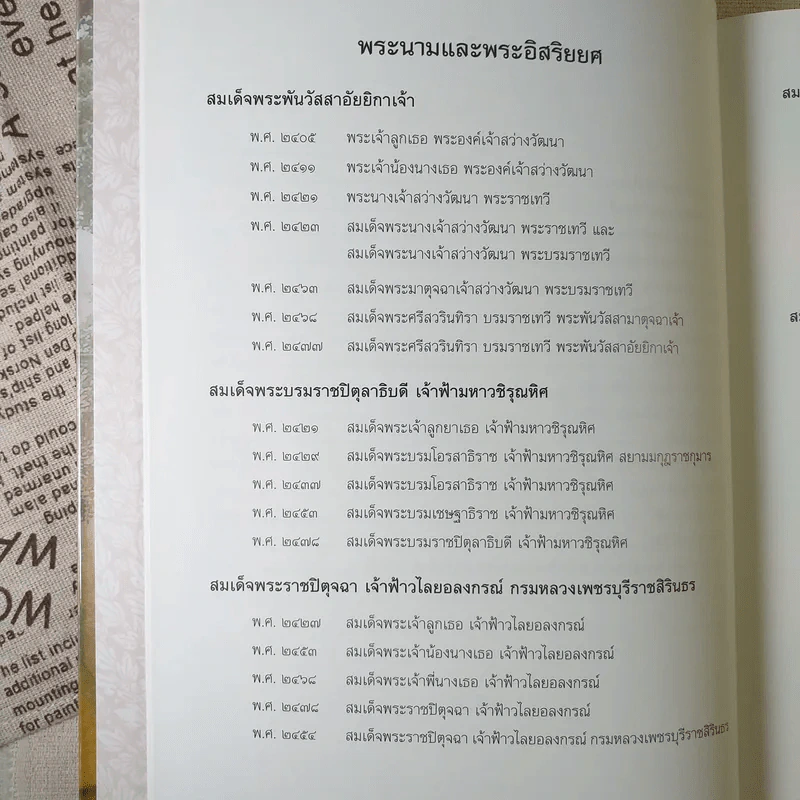 ศรีสวรินทิรานุสรณีย์ น้องรำลึกถึงสมเด็จพระพันวัสสาอัยยิกาเจ้า รูปที่ 10