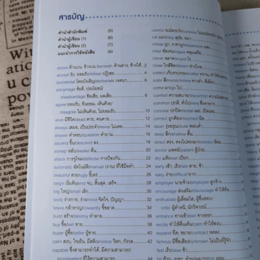 ศัพท์อังกฤษจำแม่น คำเหมือน-คำตรงข้าม Synonym-Antonym รูปที่ 11