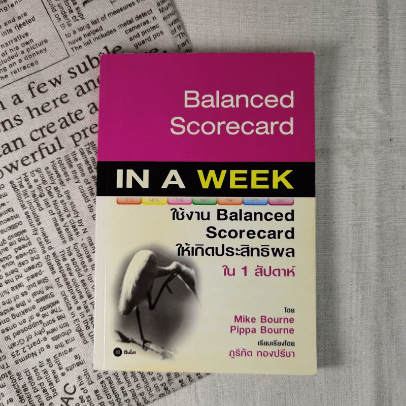 In a Week ใช้งาน Balanced Scorecard ให้เกิดประสิทธิผลใน 1 สัปดาห์ รูปที่ 1