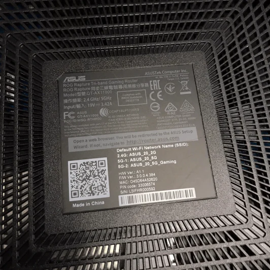 Router ASUS (GT-AX11000) Wireless AC6000 Tri-band Gigabit + แถมพัดลม 4 ตัว (มือสองสภาพดี อยู่ในประกัน) รูปที่ 4