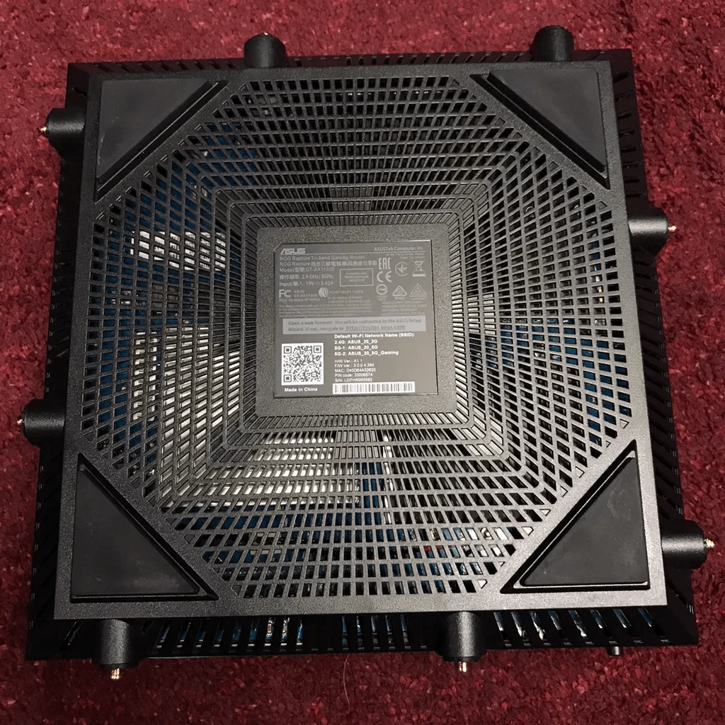 Router ASUS (GT-AX11000) Wireless AC6000 Tri-band Gigabit + แถมพัดลม 4 ตัว (มือสองสภาพดี อยู่ในประกัน) รูปที่ 3