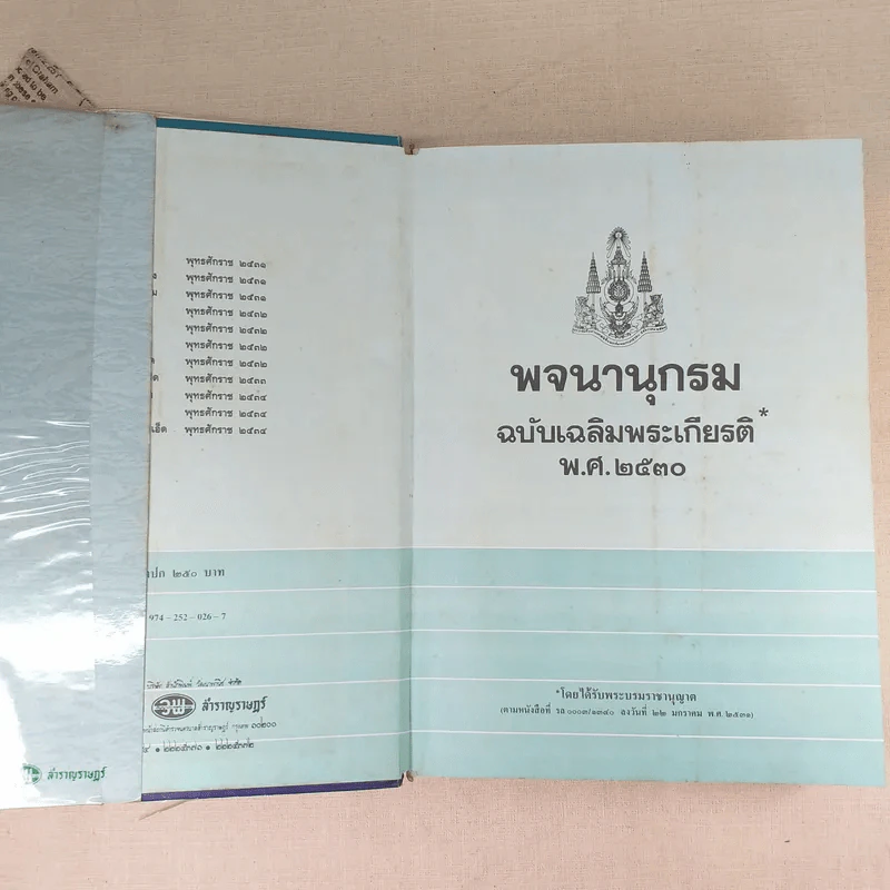 พจนานุกรมฉบับเฉลิมพระเกียรติ พ.ศ.2530 รูปที่ 7