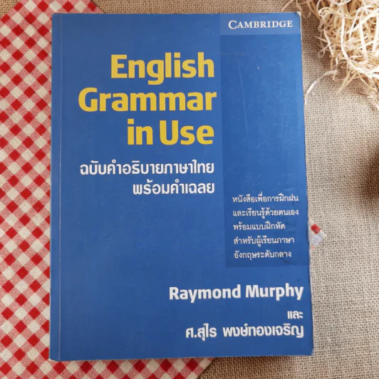 English Grammar in Use ฉบับคำอธิบายภาษาไทยพร้อมคำเฉลย - Raymond Murphy และ ศ.สุไร พงษ์ทองเจริญ รูปที่ 1
