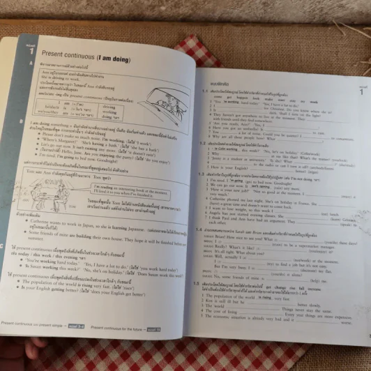 English Grammar in Use ฉบับคำอธิบายภาษาไทยพร้อมคำเฉลย - Raymond Murphy และ ศ.สุไร พงษ์ทองเจริญ รูปที่ 6