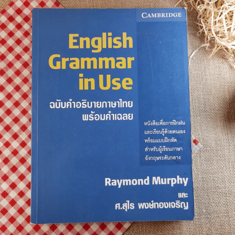English Grammar in Use ฉบับคำอธิบายภาษาไทยพร้อมคำเฉลย - Raymond Murphy และ ศ.สุไร พงษ์ทองเจริญ รูปที่ 1