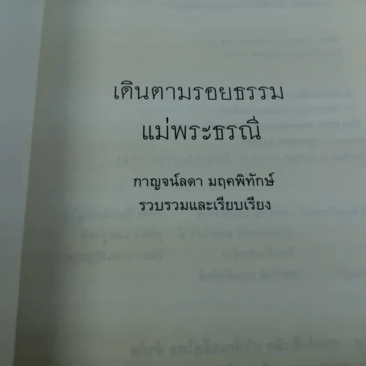 เดินตามรอยธรรมแม่พระธรณี - กาญจน์ลดา มฤคพิทักษ์ รูปที่ 6