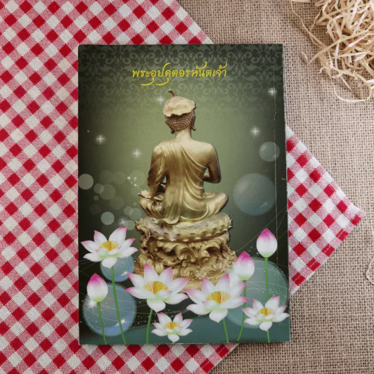 หนังสือประวัติหลวงปู่อุปคุตอรหันตเจ้าและบทสวดบูชา พระกีสนาคอุปคุตมหาเถระ รูปที่ 2